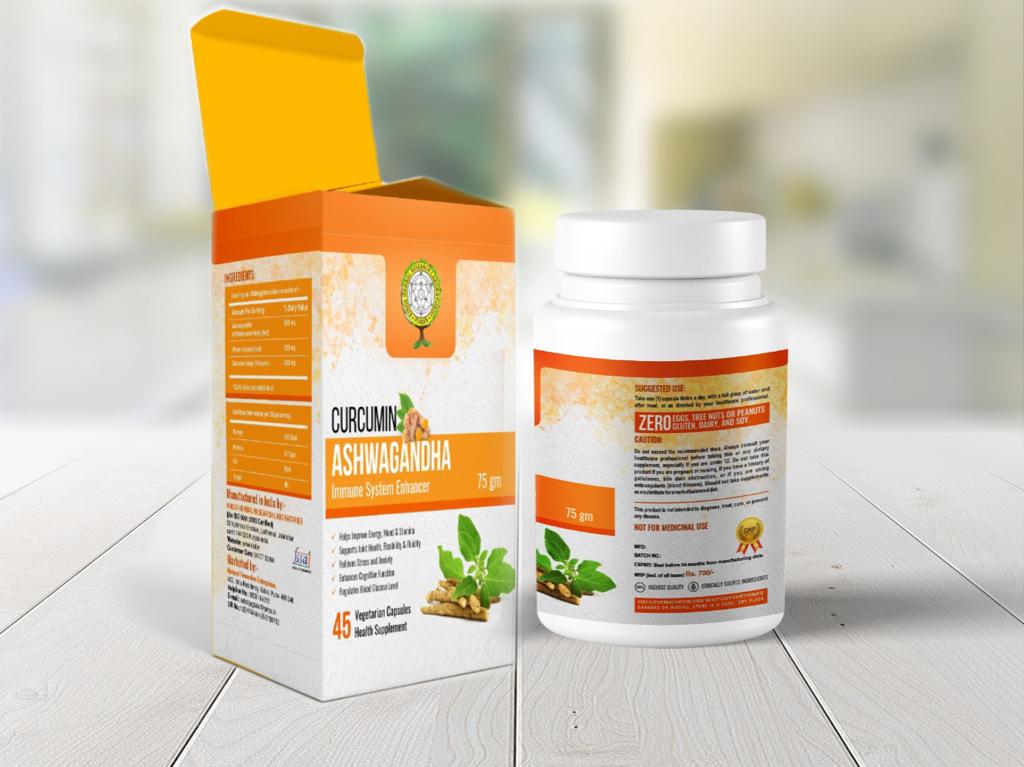 Curcumin Ashwagandha (Immune System Enhancer)