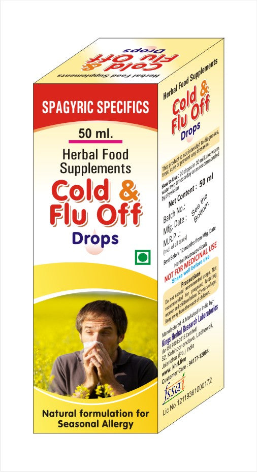 Cold & Flu 50ml  ( Natural  formulation for  Seasonal Allergy)