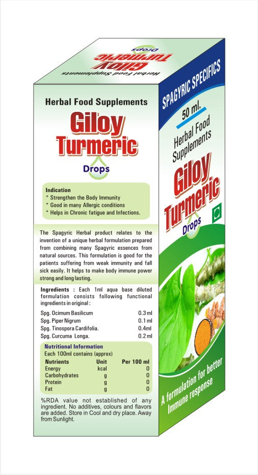 Giloy Turmeric Herbal Drops-50ml