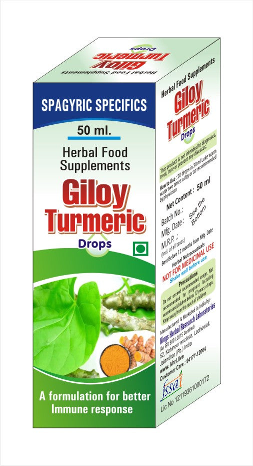 Giloy Turmeric Herbal Drops-50ml