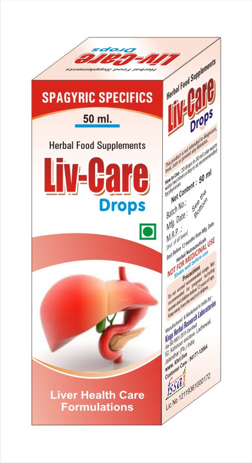 Liv Care Herbal Drops-50ml (Detoxify Your Liver)